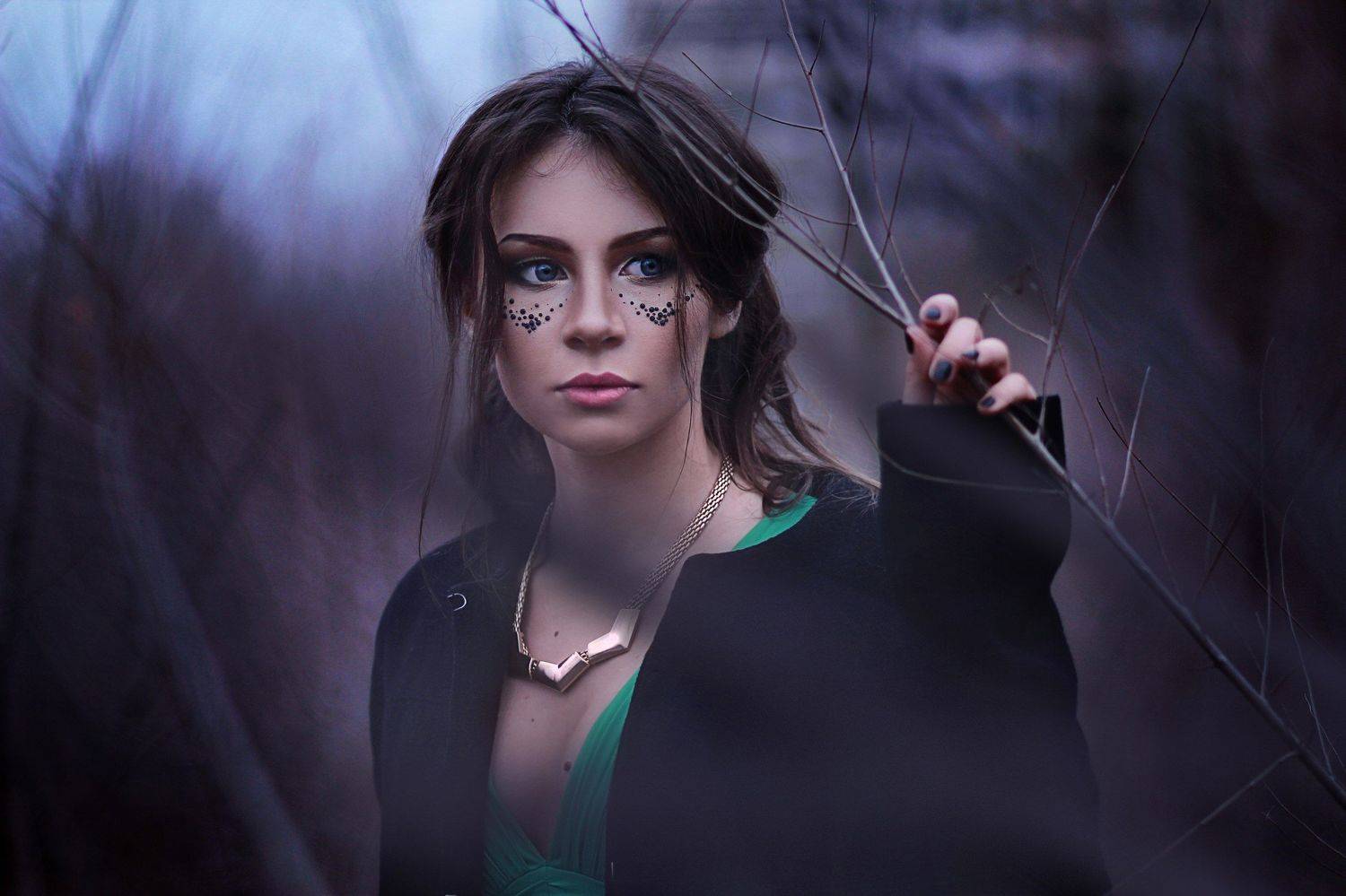 Татьяна. Автор: Анна Колмакова портрет девушка лес, Анна Колмакова