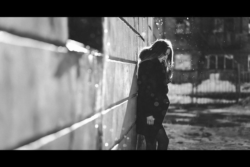 девушка, весна, капли ***photo preview