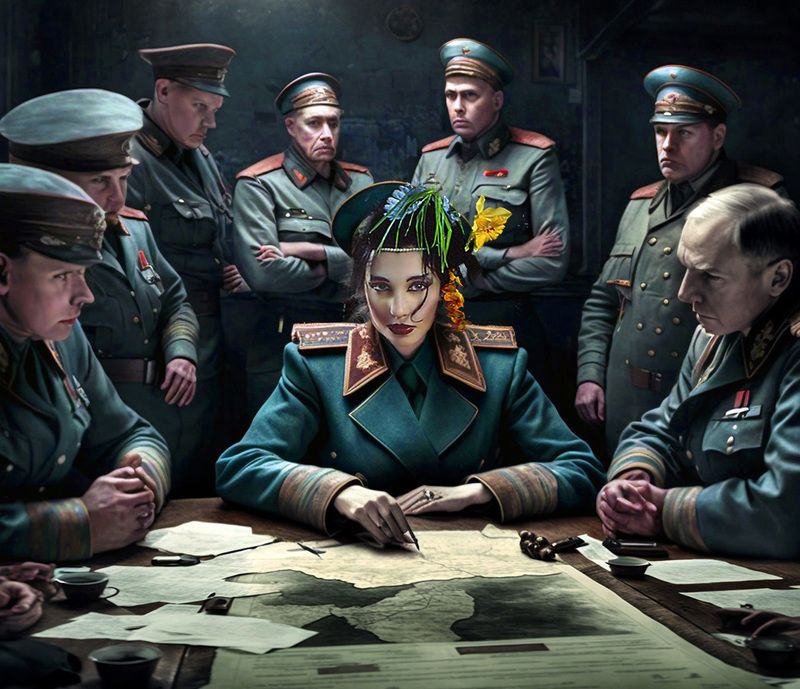 cosplay, косплей, фотомонтаж, коллаж, фотошоп, creative, креатив, photoshop, война, erotic, girl, nude, art, арт, арт-ню, девушка, модель,  обнаженная, фотомодель, фотосессия, фотография, эротика, bodyart, nudeartphoto У войны не женское лицо???photo preview