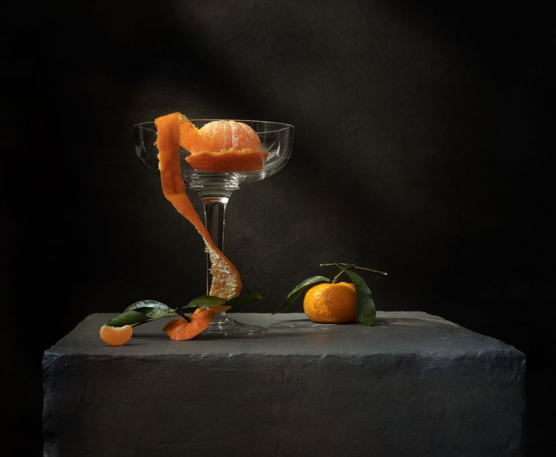 натюрморт, мандарины Мандариныphoto preview