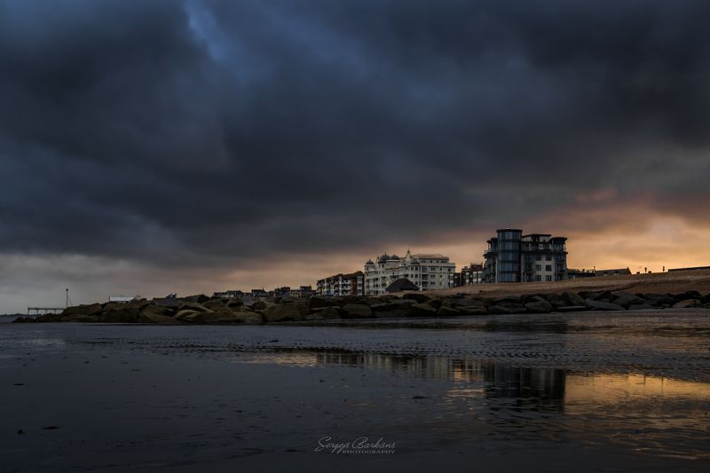 #bognorregis #england #westsussex #englishchannel #coast #sunset #clouds #tide Sunsetphoto preview