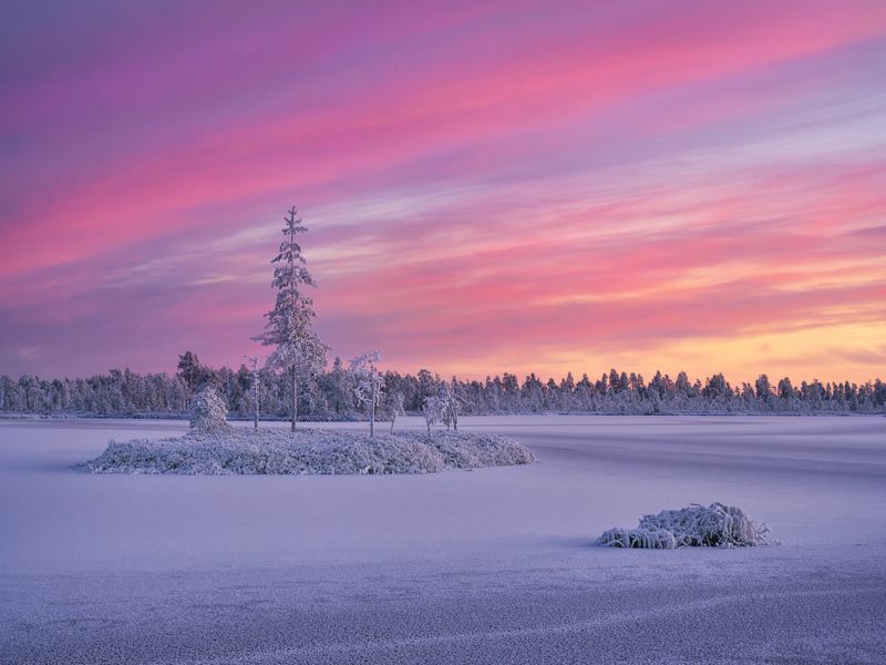 Ванильное небо Карелииphoto preview