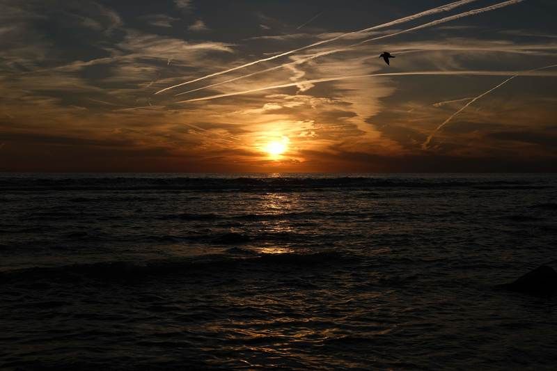 Закат солнца. Актау.photo preview