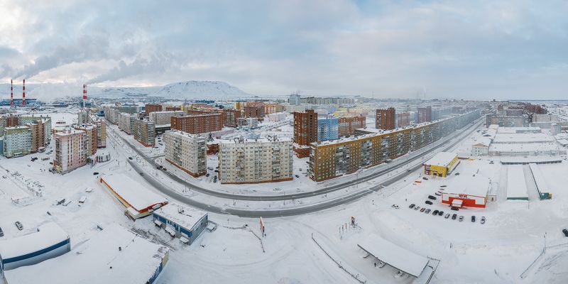 Норильск, арктика, городская фотография Норильскphoto preview