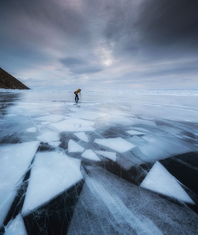 байкал, зима, торосы, закат, лед, зима, рассвет Лед Байкалаphoto preview
