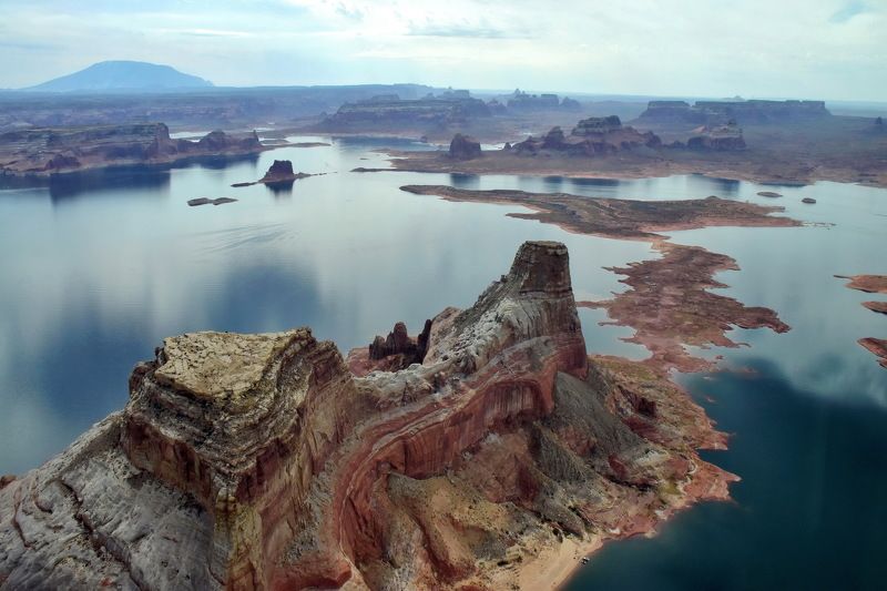 путешествие, пейзаж, природа, каньоны, озера Озеро Пауэлл на рассветеphoto preview