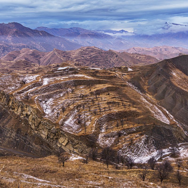 Дагестан, горы, Северный Кавказ, Кавказ, террасы Дагестан. Террасы. Гунибский районphoto preview