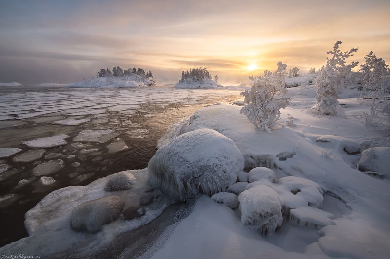 зимняя ладога, карелия, шхеры зимой, ладожское озеро, зимний пейзаж, мороз, зима, зимний пезаж, шхеры \