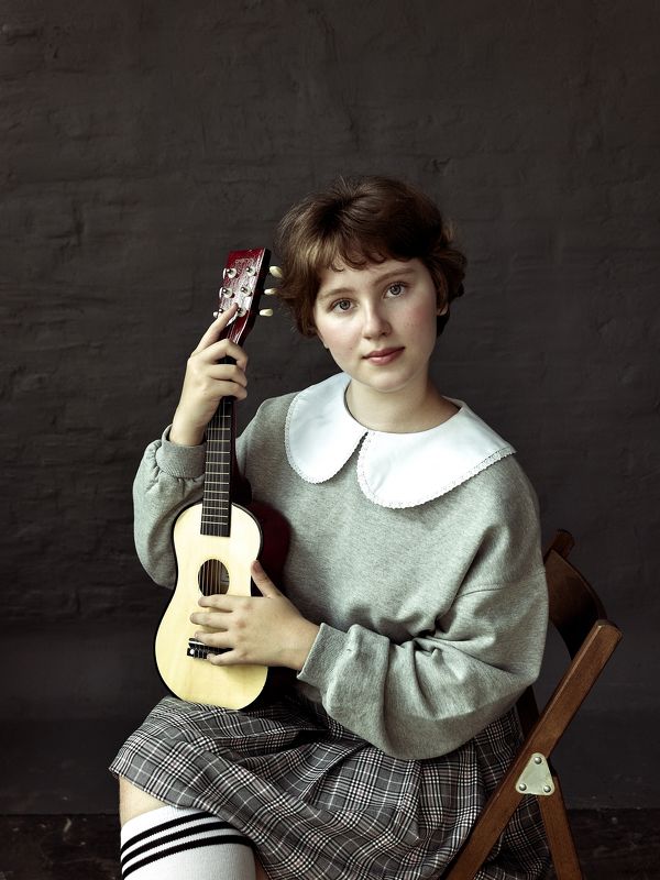 детский портрет, ретро, в стиле ретро photo preview