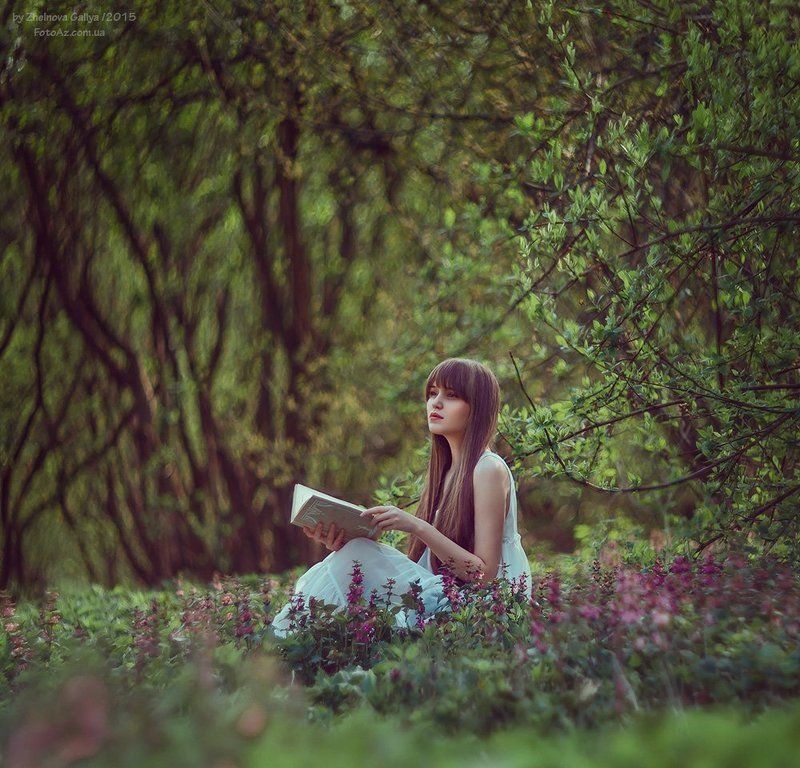 Весна, Девушка, Зелень, Портерт ...photo preview