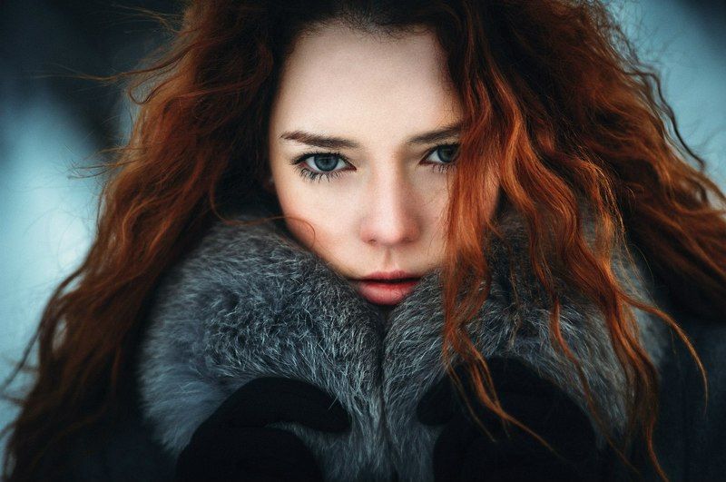 Beautiful, Beauty, Emotion, Face, Girl, Light, Model, Moscow, Nikon, People, Portrait, Winter Winterphoto preview
