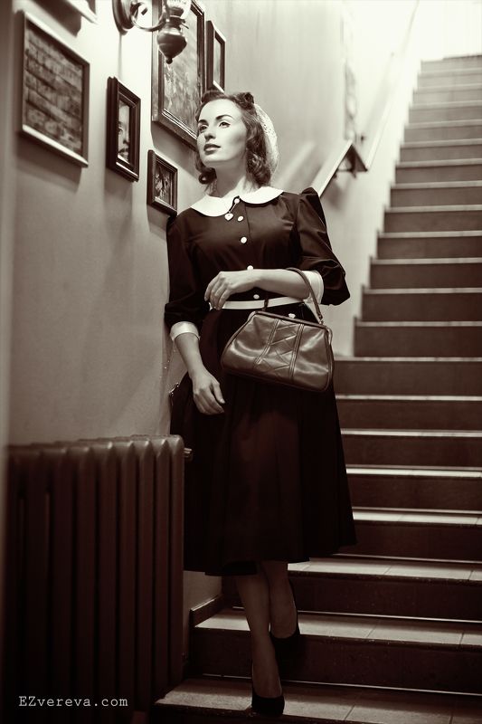 ретро, портрет, девушка, иркутск, елена зверева Ретроphoto preview