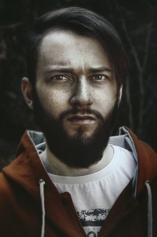 Борода, Взгляд, Мужчина, Парень, Портрет Портретphoto preview