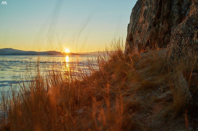 россия, байкал, ольхон, лед, озеро, красота, сибирь, природа, пейзаж Рассвет. Фотограф Минковphoto preview