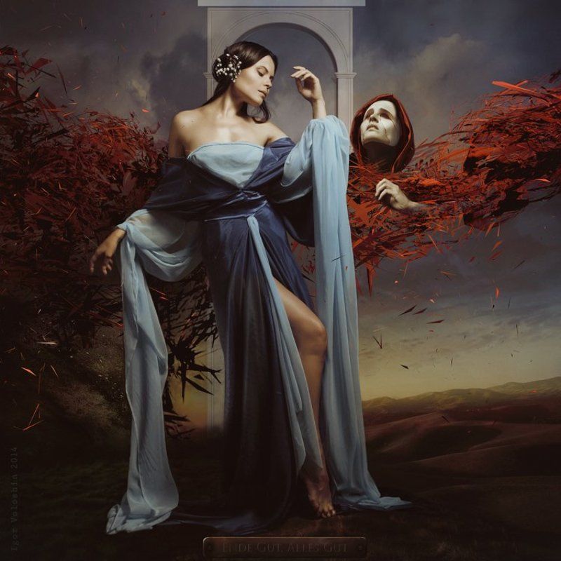 igor voloshin, voloshin, painting, surrealism, computer art, photography, art, woman luiza and timephoto preview