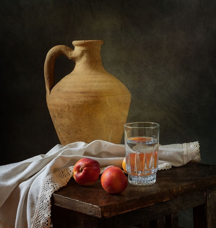 натюрморт, фрукты С нектаринамиphoto preview