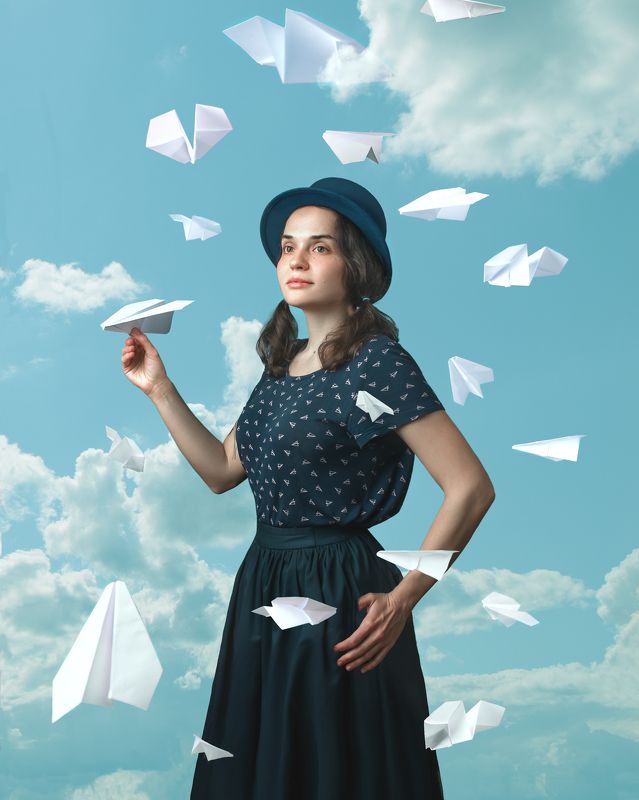 портрет,соцсети, самолетики бумажные TELEGRAMphoto preview