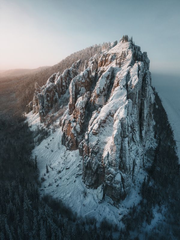 якутия, ленские столбы, саха Ленские столбы в сахарной пудреphoto preview