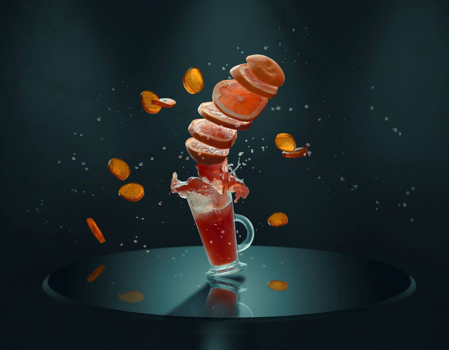 Грейпфрутовый сок с мармеладом. Автор: Шипунова Ирина , Шипунова Ирина