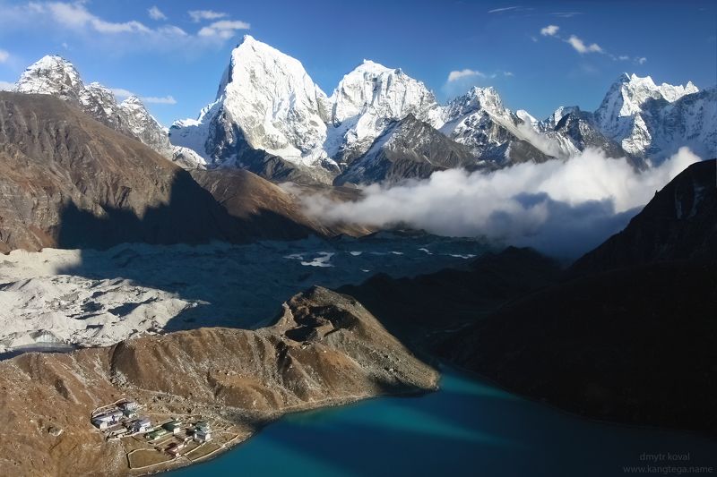 дмитр коваль, гималаи и крым вне треков, пейзаж как магия Вечер на Гокьёphoto preview