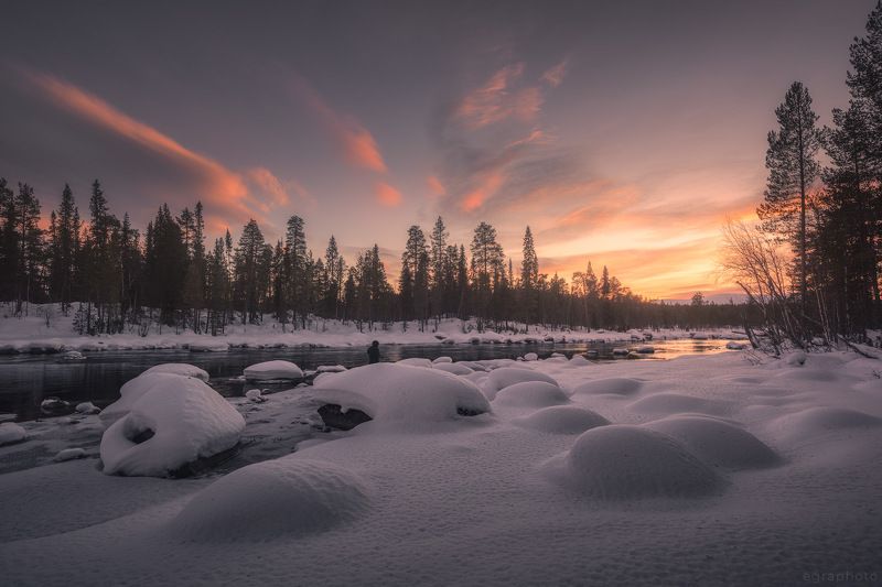 россия, кольский, полуостров, мурманская, область, река, колвица Пожар на Колвицеphoto preview