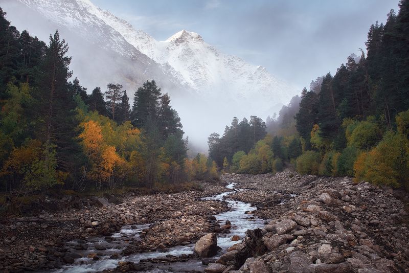 горы, приэльбрусье, река, кабардино-балкария Донгуз-Орунphoto preview