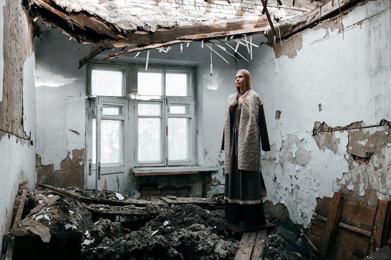 35мм, film, girl, hall, white White Hallphoto preview