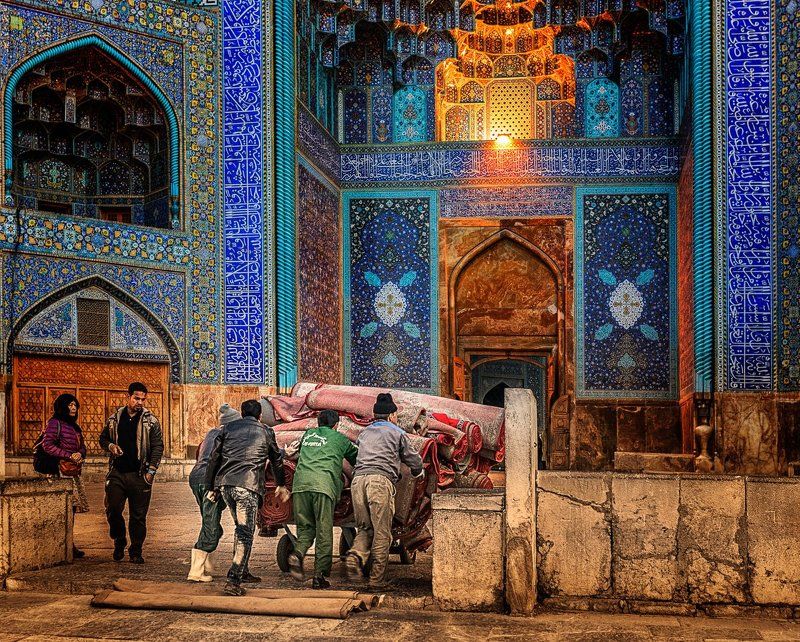 2014, город, иран, исфахан Над Исфаханом зажигаются звездыphoto preview