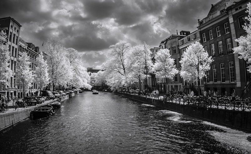 Amsterdam, IR, Netherlands, Амстердам, Голландия, Город, Городской пейзаж, Канал IR Amsterdamphoto preview