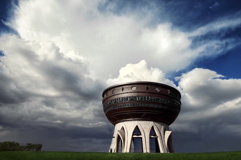 Архитектура, Здание, Казань, Необыное, Облака KAZANphoto preview