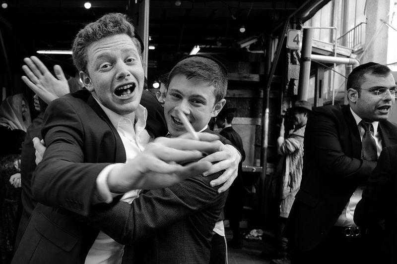 Purim,  black and white, Street,  religious,  traditional  Purim, Bnei Brak Israel photo preview