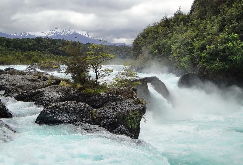 пейзаж, природа, путешествие, реки Saltos de Petrohuephoto preview