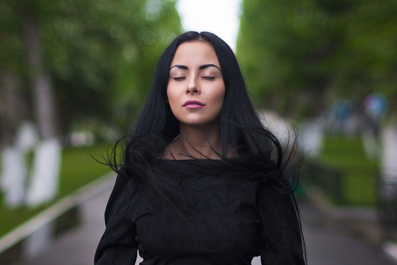 blackhead, girl, beautiful, beauty Beautiful Blackphoto preview