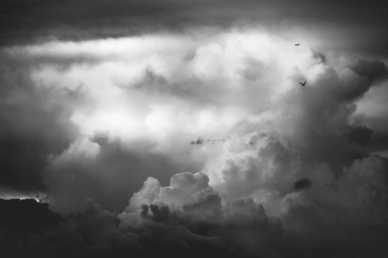 In the sky.... Автор: Андрей Лободин Black & white, Bw, Landscape, Light, Nature, Nikon, Sky, Андрей Лободин