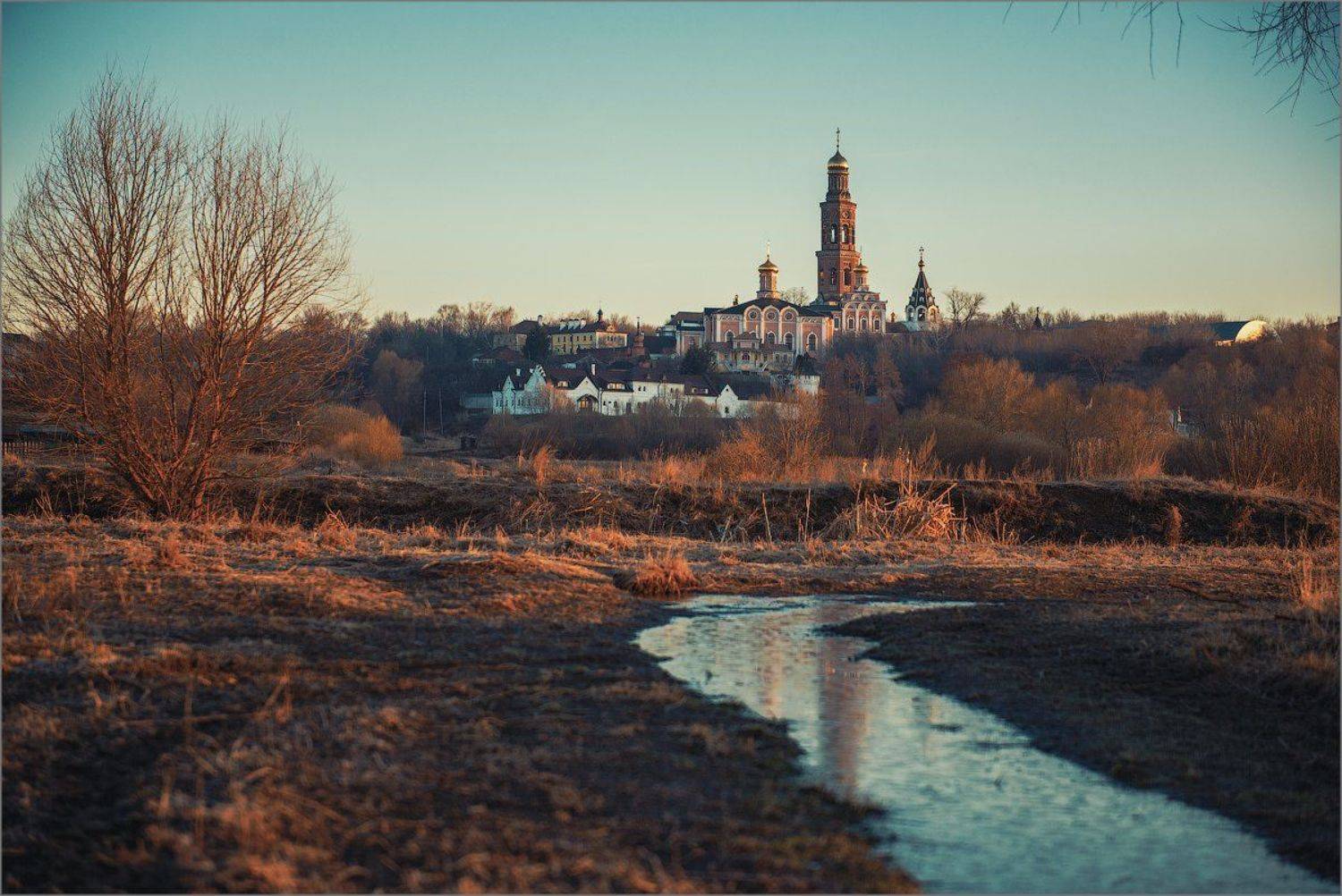 россия, рязанская область, пощупово, весна, пейзаж, монастырь, Elena Petrova