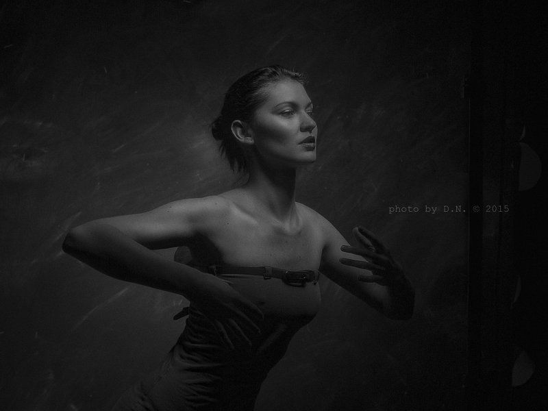 студия, портрет, ч/б Настяphoto preview