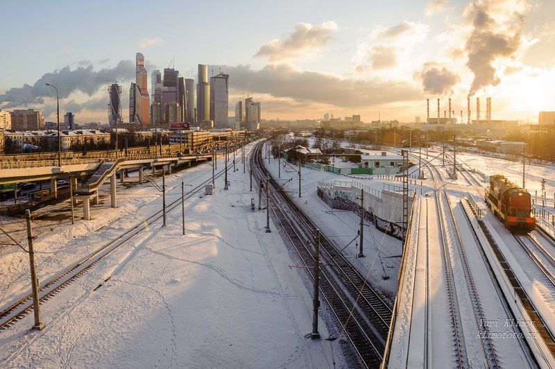 Москва-Сити. Зимний взгляд.photo preview