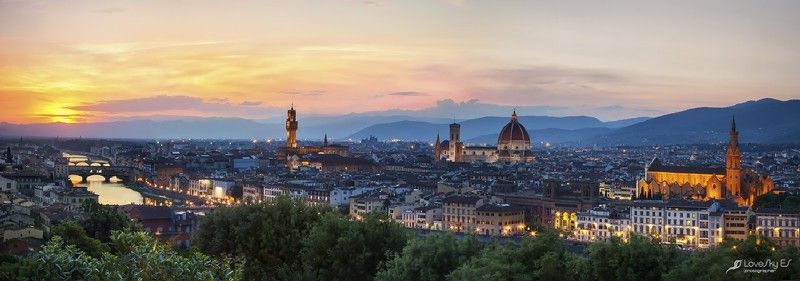 Florentine sunsetphoto preview