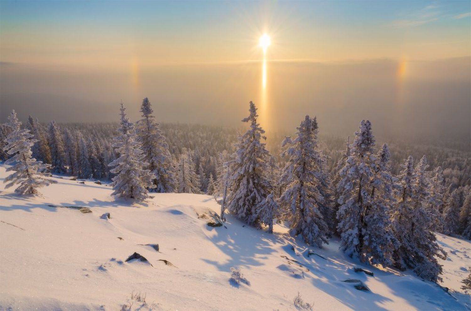 гало над Круглицей. Автор: Юсупов Александр Таганай, г. Круглица, Юсупов Александр