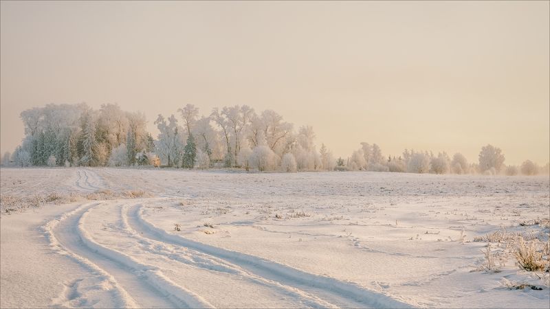 пейзаж, зима, деревня, свет, цвет, александр никитинский Зимняя красота...photo preview