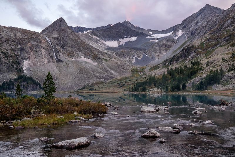 алтай, горы, озеро, вода, алтайские горы,  Озеро Крепкоеphoto preview