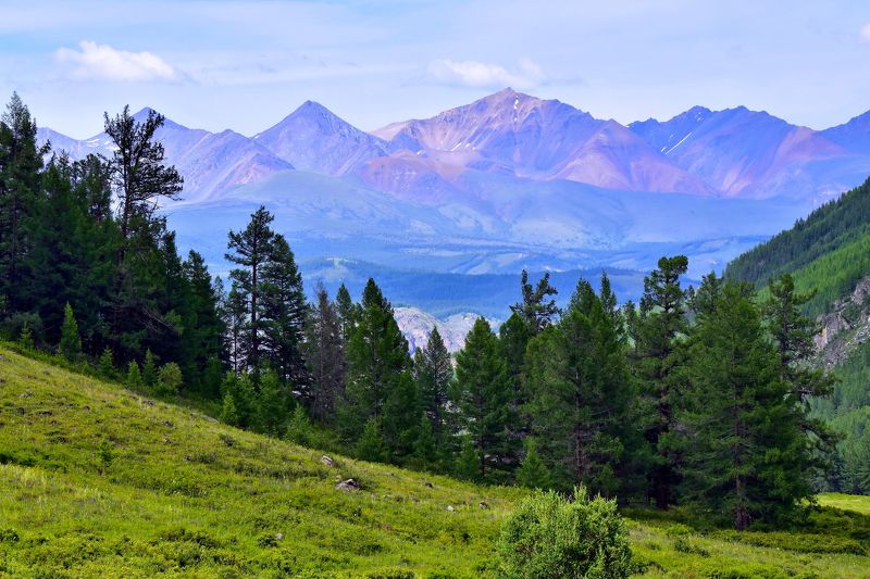пейзаж, природа, путешествие, горы Курайский хребетphoto preview