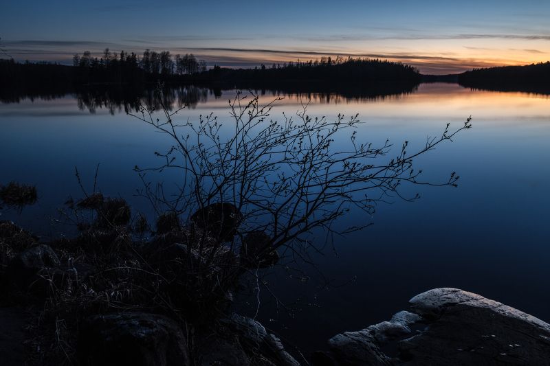ладога, озеро, карелия, вода Синий час на Ладогеphoto preview