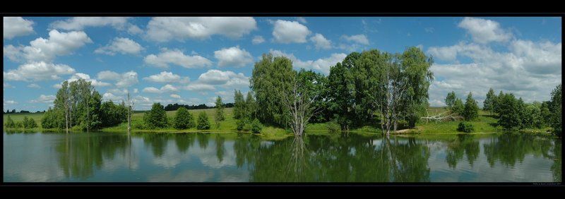 панорама, лето, пруд ***photo preview