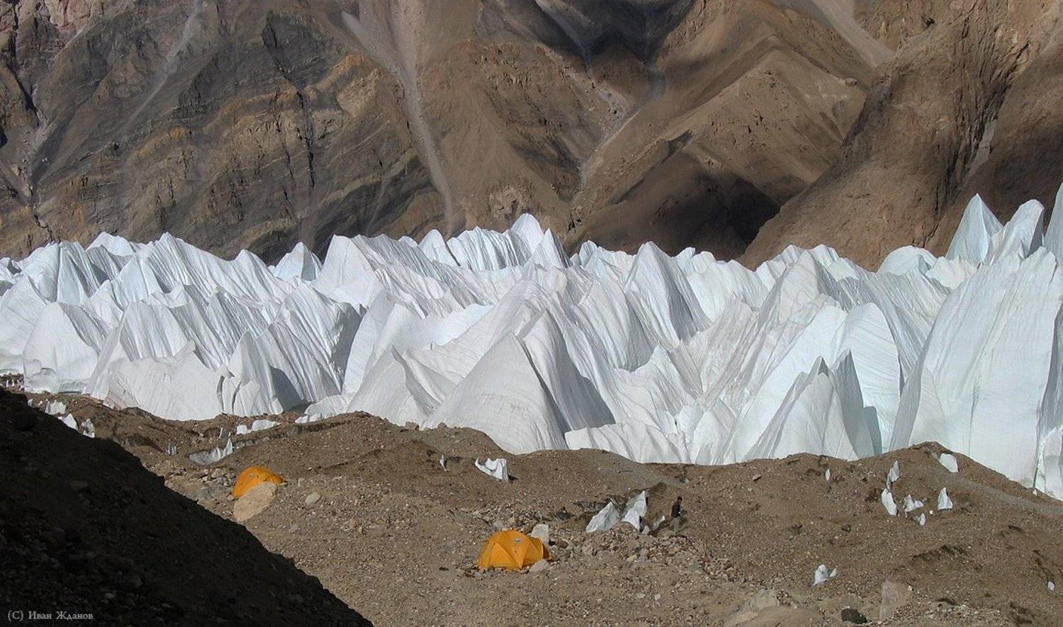 горы,китай, каракорум,ледник, гашербрум, кальгаспоры,, Иван Жданов