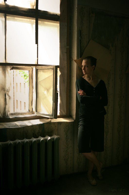 девушка, портрет, воспоминания, сто, тысяч, дней, одиночество, без, тебя, одна Сто тысяч дней фото превью