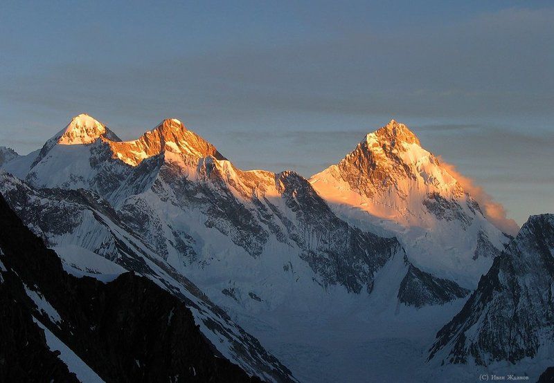 горы, каракорум, ледник, вершины, гашербрум, туризм, альпинизм. Награда за трудный день.photo preview