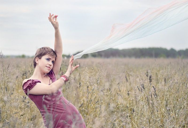 сестра, портрет, девушки, цвет, природа Она легка...photo preview