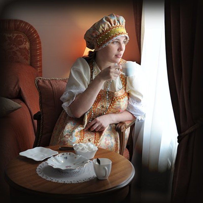 У окна...photo preview