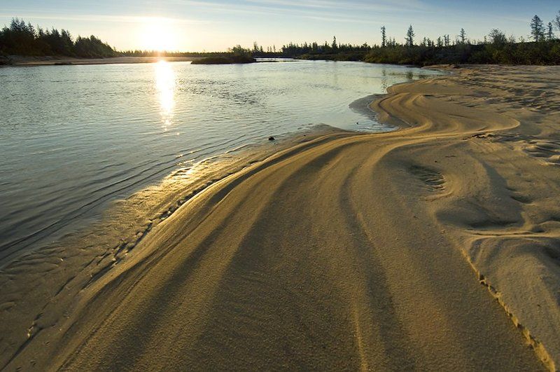 север,закат, природа ,пейзаж береговая полосаphoto preview